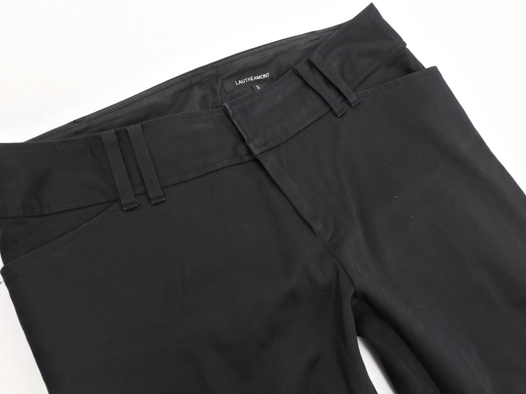 LAUTREAMONT ロートレアモン クロップド パンツ size3/黒 ■◇ ☆ fhc1 レディース