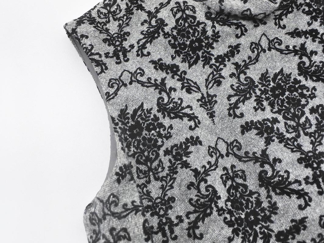 BALLSEY Ballsey Tomorrowland шерсть . общий рисунок безрукавка One-piece серый *# * fhc1 женский 