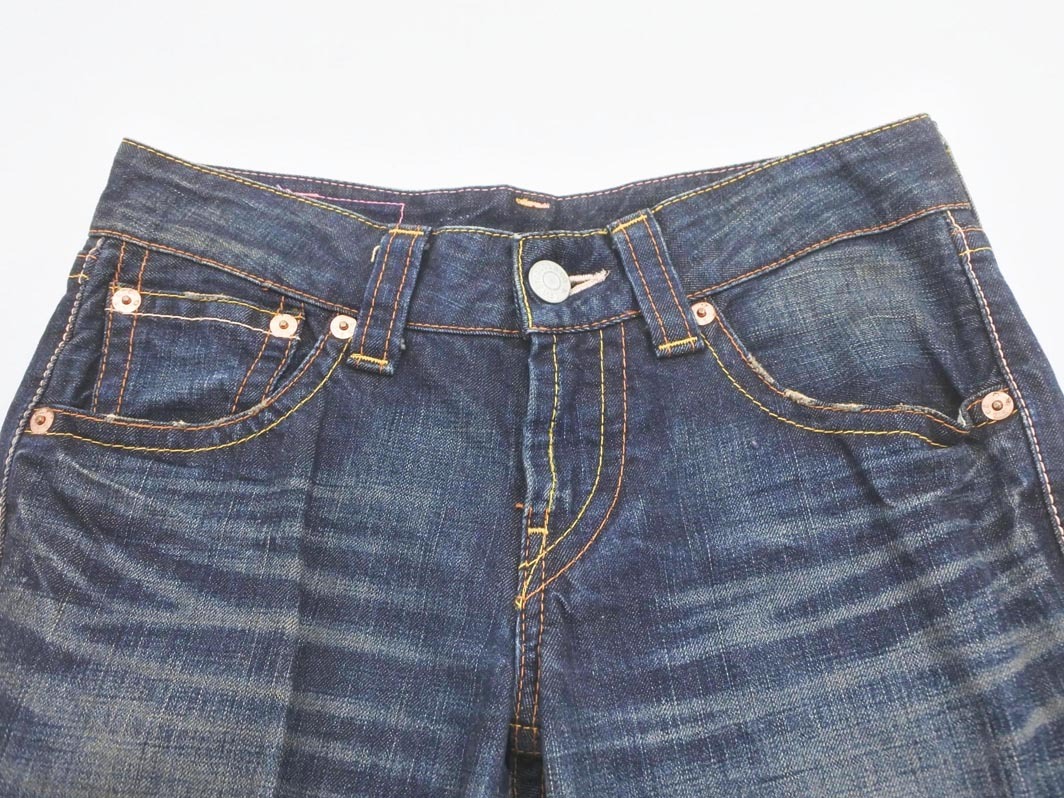 LEVI’S リーバイス 911 USED加工 デニムパンツ size30/紺 ■■ ☆ fhc1 レディース_画像3