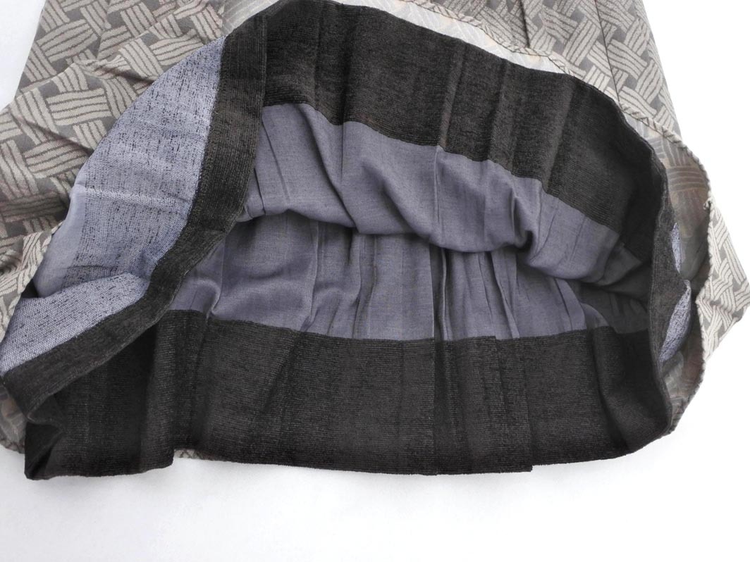 COMME CA DU MODE コム サ デ モード リバーシブル プリーツ スカート size9/グレー ■■ ☆ fhc1 レディース