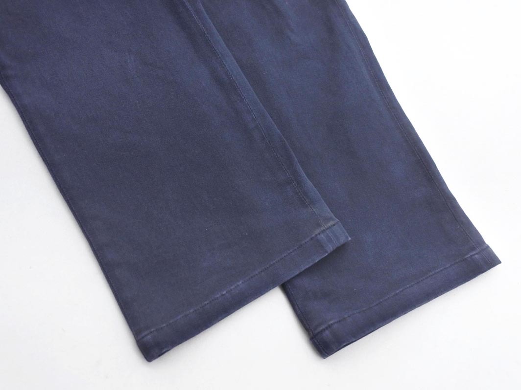 BURBERRY BLACK LABEL バーバリーブラックレーベル チノ パンツ size82/紺 ■■ ☆ fhc1 メンズ_画像2