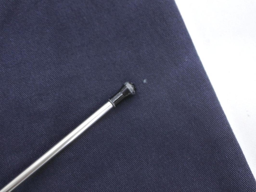 BURBERRY BLACK LABEL バーバリーブラックレーベル チノ パンツ size82/紺 ■■ ☆ fhc1 メンズ_画像6