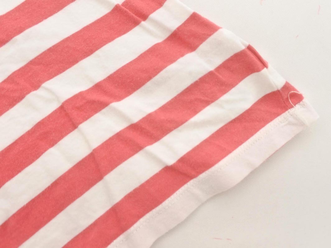 POLO RALPH LAUREN ポロ ラルフローレン パッチワーク ボーダー Tシャツ size7(120〜130cm)/赤ｘ白 ■◆ ☆ fhc2_画像2