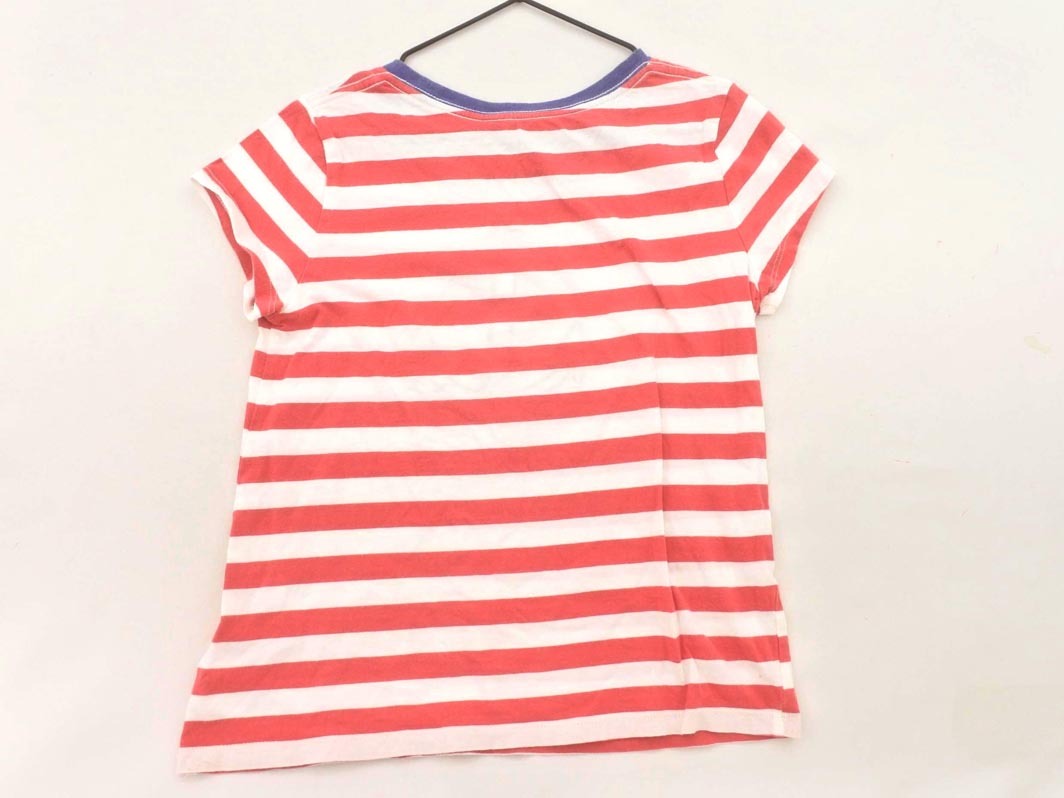 POLO RALPH LAUREN ポロ ラルフローレン パッチワーク ボーダー Tシャツ size7(120〜130cm)/赤ｘ白 ■◆ ☆ fhc2_画像6