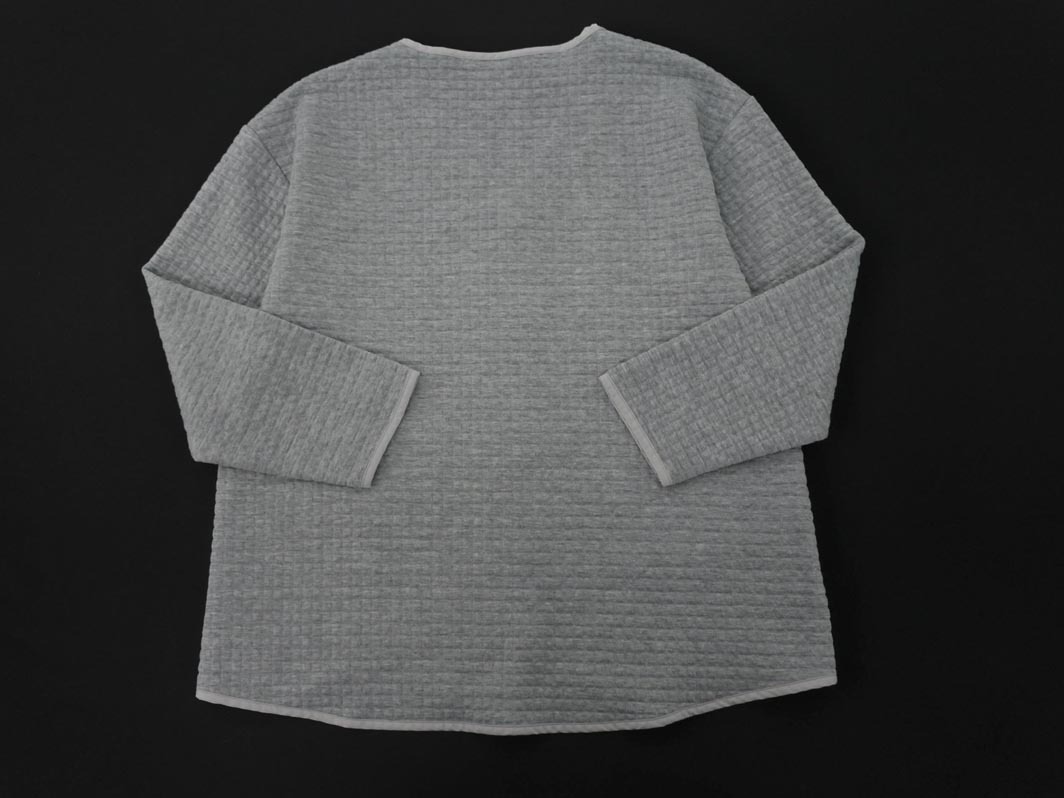 MELROSE メルローズ キルティング ノーカラー ジャケット グレー ◇■ ☆ fhc5 レディース_画像5