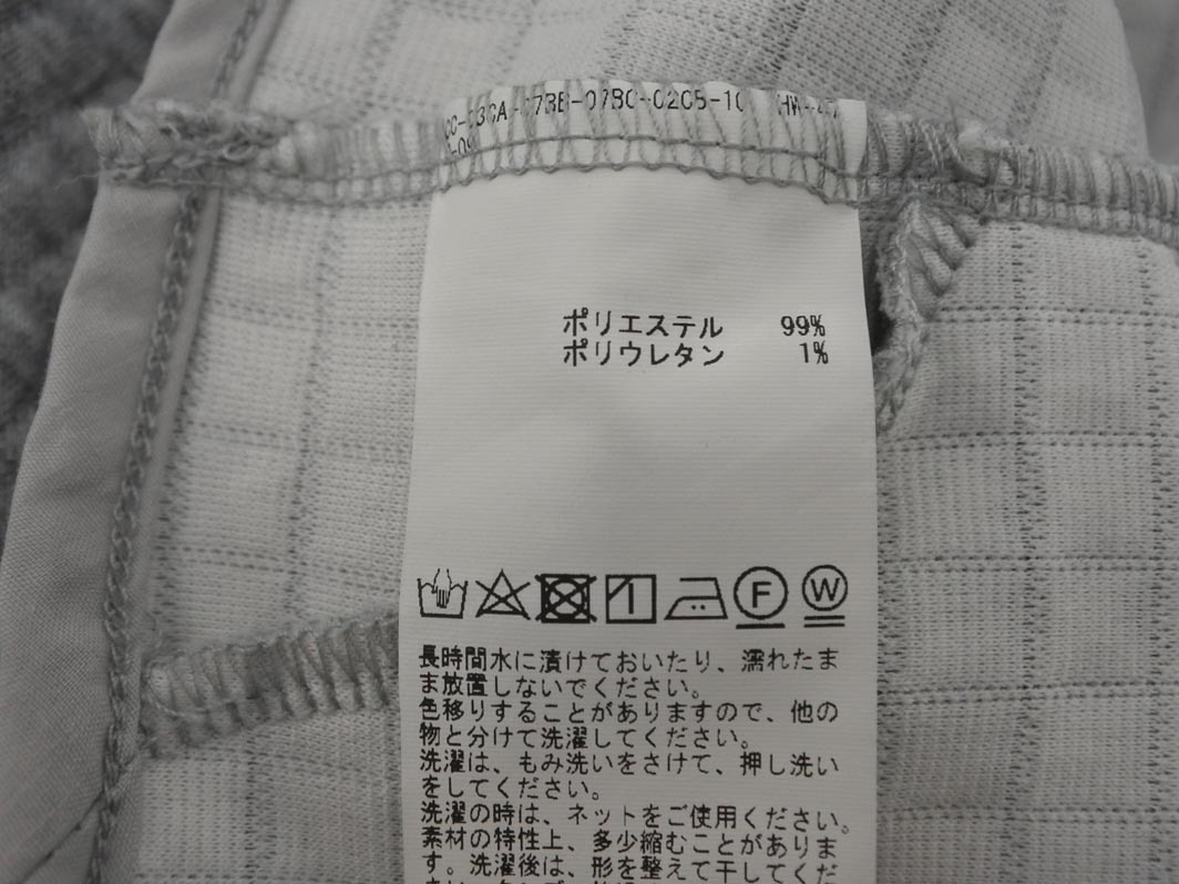 MELROSE メルローズ キルティング ノーカラー ジャケット グレー ◇■ ☆ fhc5 レディース_画像6