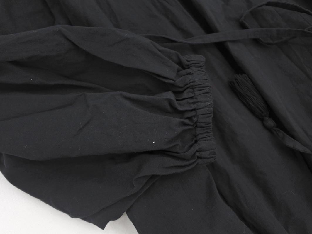 LEPSIM レプシィムローリーズファーム ロング シャツ ワンピース sizeF/黒 ■◇ ☆ fhc6 レディース_画像3