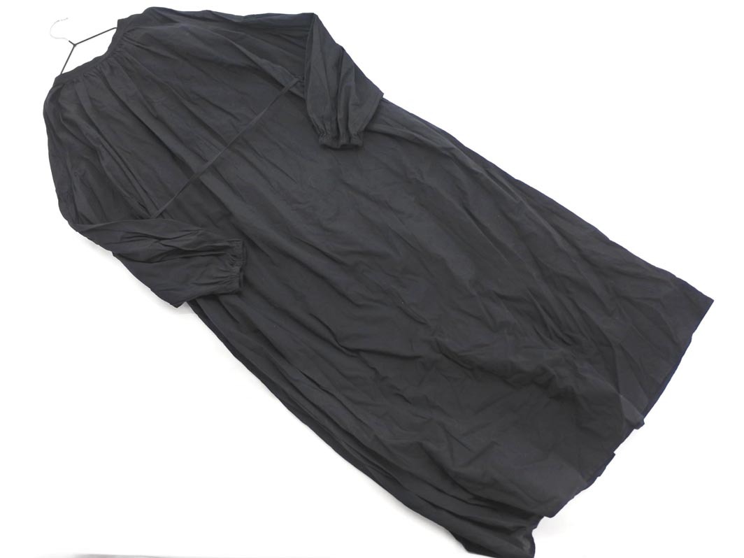 LEPSIM レプシィムローリーズファーム ロング シャツ ワンピース sizeF/黒 ■◇ ☆ fhc6 レディース_画像5