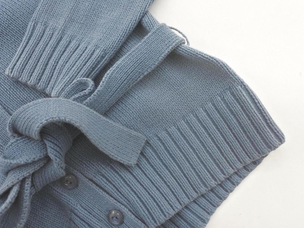 NATURAL BEAUTY BASIC ナチュラルビューティーベーシック ニット カーディガン sizeM/ブルーグレー ◇■ ☆ fhc6 レディース_画像2