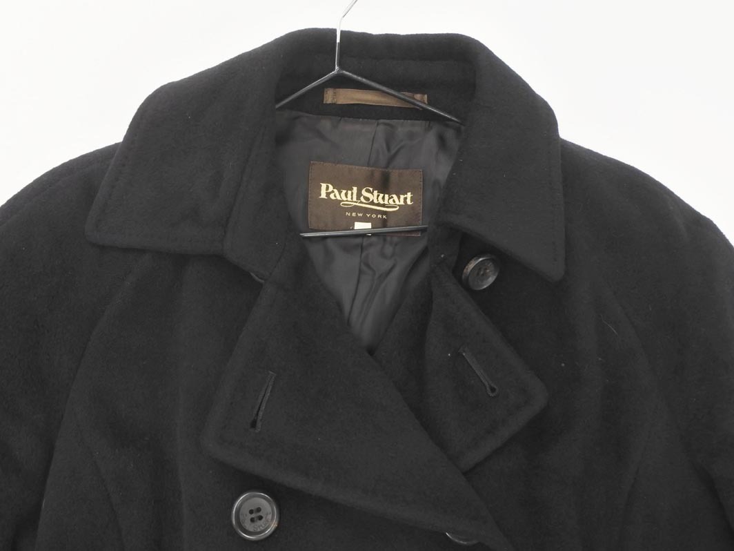 PAUL STUART paul (pole) Stuart Anne gola. двойной жакет size8/ чёрный *# * fhc6 женский