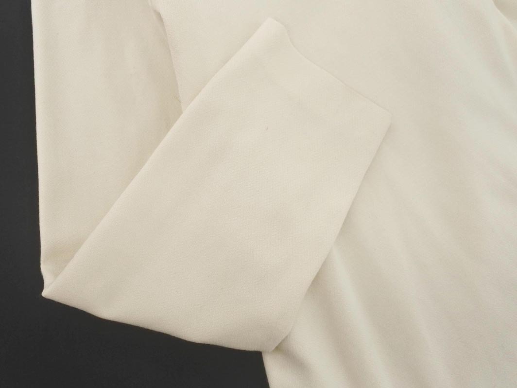 ネコポスOK NATURAL BEAUTY BASIC ナチュラルビューティーベーシック Vネック ブラウス シャツ sizeM/アイボリー ◇■ ☆ fhc7 レディース_画像4