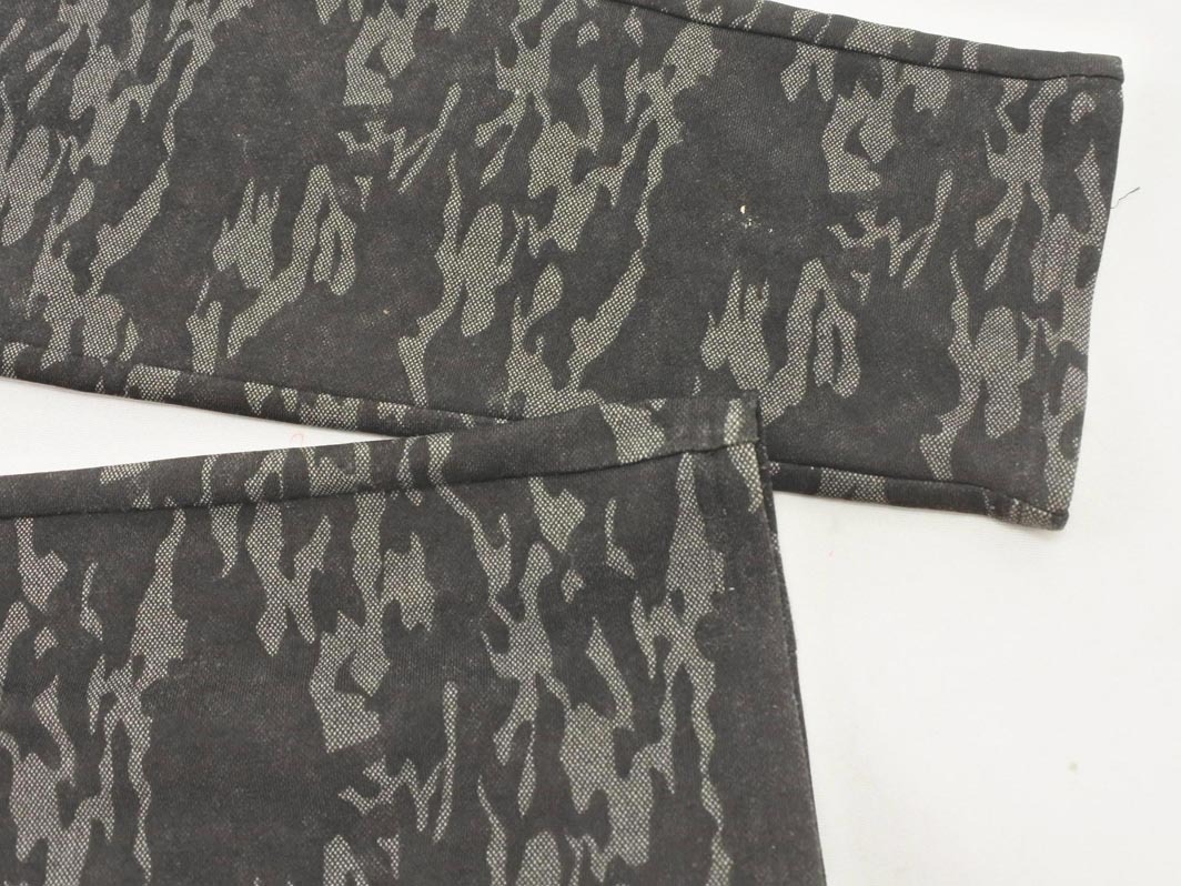 EVEX by KRIZIA エヴェックスバイクリツィア 裏起毛 迷彩 ストレッチ パンツ size42/チャコール ◇■ ☆ fhc7 レディース_画像2