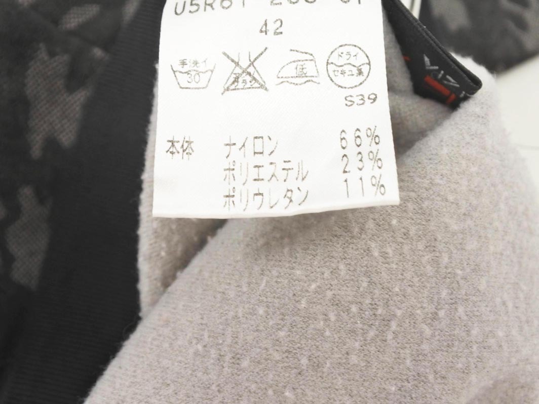 EVEX by KRIZIA エヴェックスバイクリツィア 裏起毛 迷彩 ストレッチ パンツ size42/チャコール ◇■ ☆ fhc7 レディース_画像6