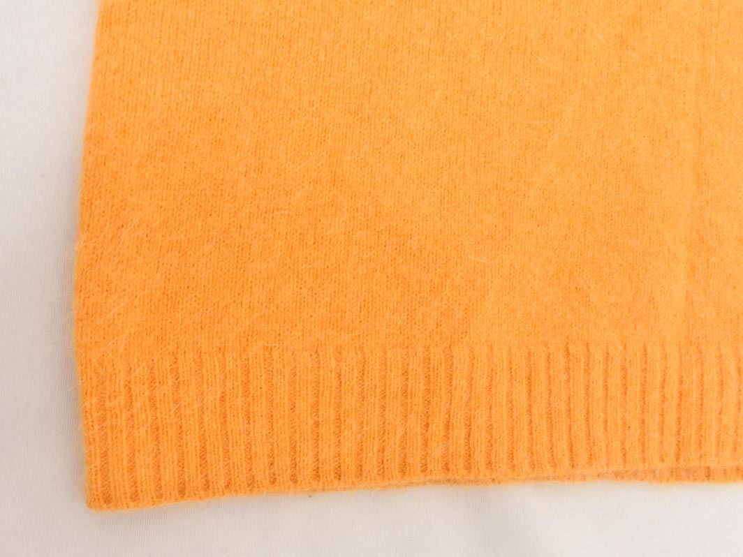 JUNKO SHIMADA ジュンコシマダ AWAW アンゴラ混 半袖 ニット セーター sizeL/オレンジ ◇■ ☆ fhc7 レディース_画像2