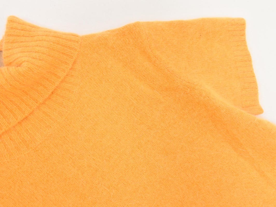 JUNKO SHIMADA ジュンコシマダ AWAW アンゴラ混 半袖 ニット セーター sizeL/オレンジ ◇■ ☆ fhc7 レディース_画像4