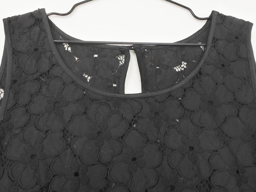 MELROSE メルローズ 総レース ワンピース size3/黒 ■◆ ☆ fhc7 レディース_画像4