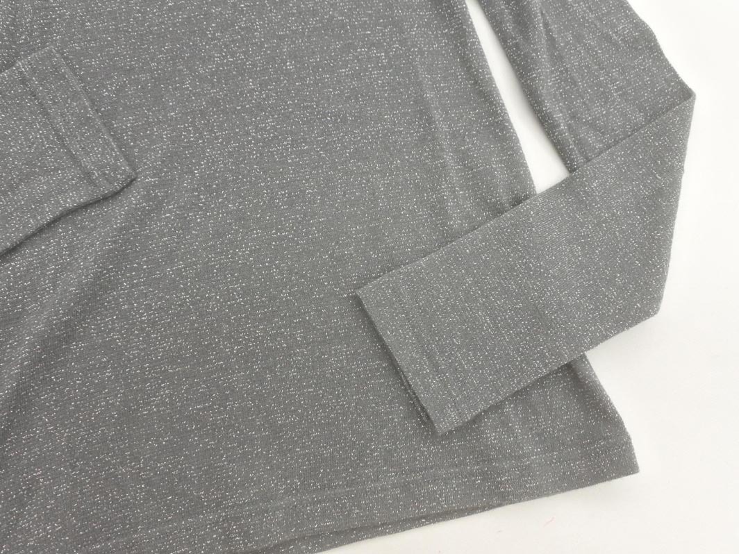 LAISSE PASSE レッセパッセ ラメ タートルネック カットソー sizeF/グレー ◇■ ☆ fhc7 レディース_画像3