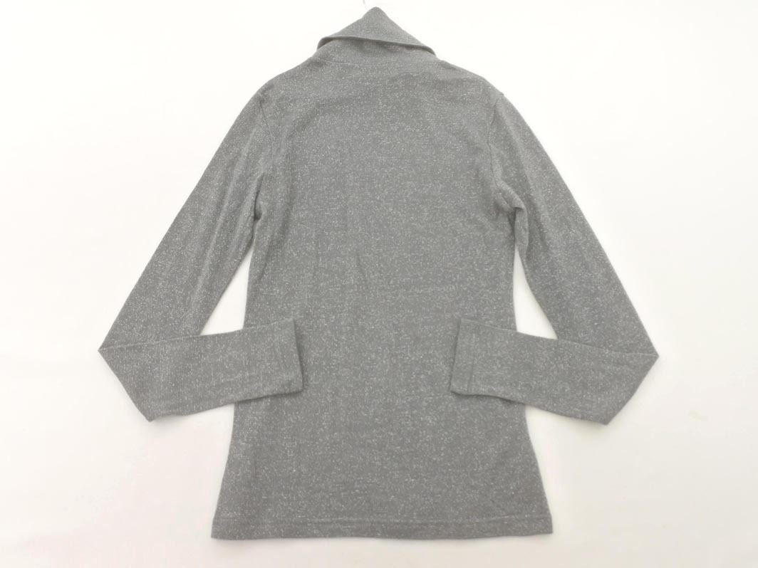 LAISSE PASSE レッセパッセ ラメ タートルネック カットソー sizeF/グレー ◇■ ☆ fhc7 レディース_画像4