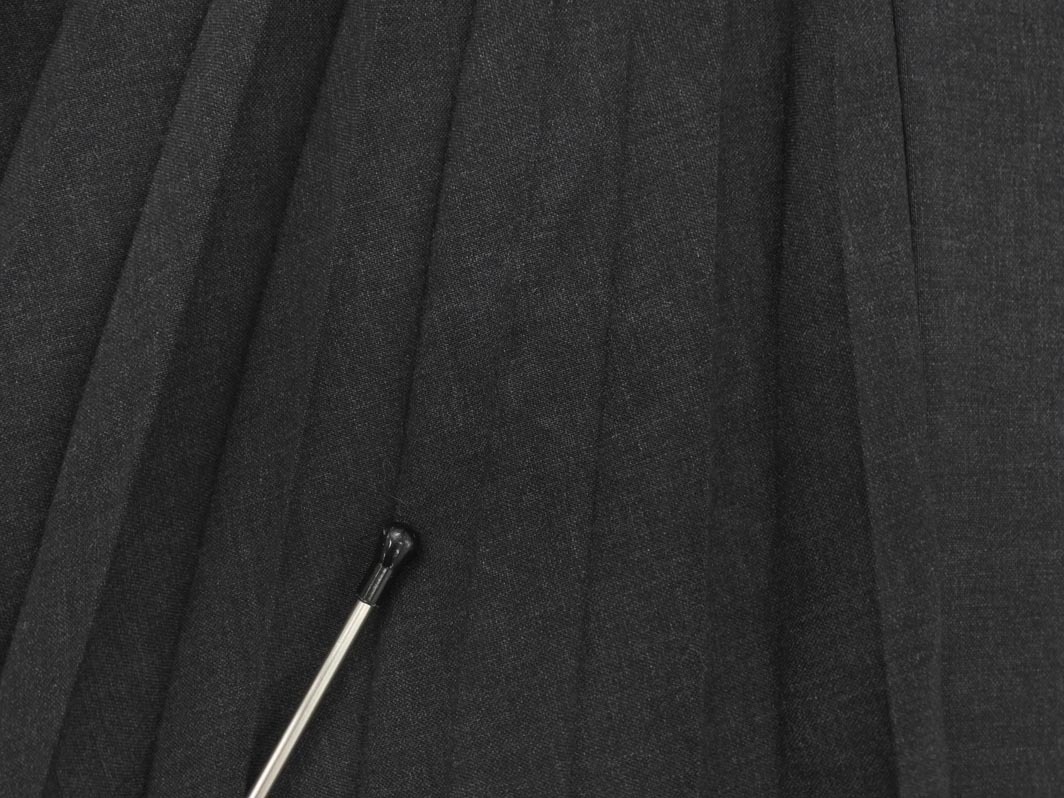 ネコポスOK COMME CA DU MODE コム サ デ モード ウール100% プリーツ スカート size7/グレー ◇■ ☆ fhc7 レディース