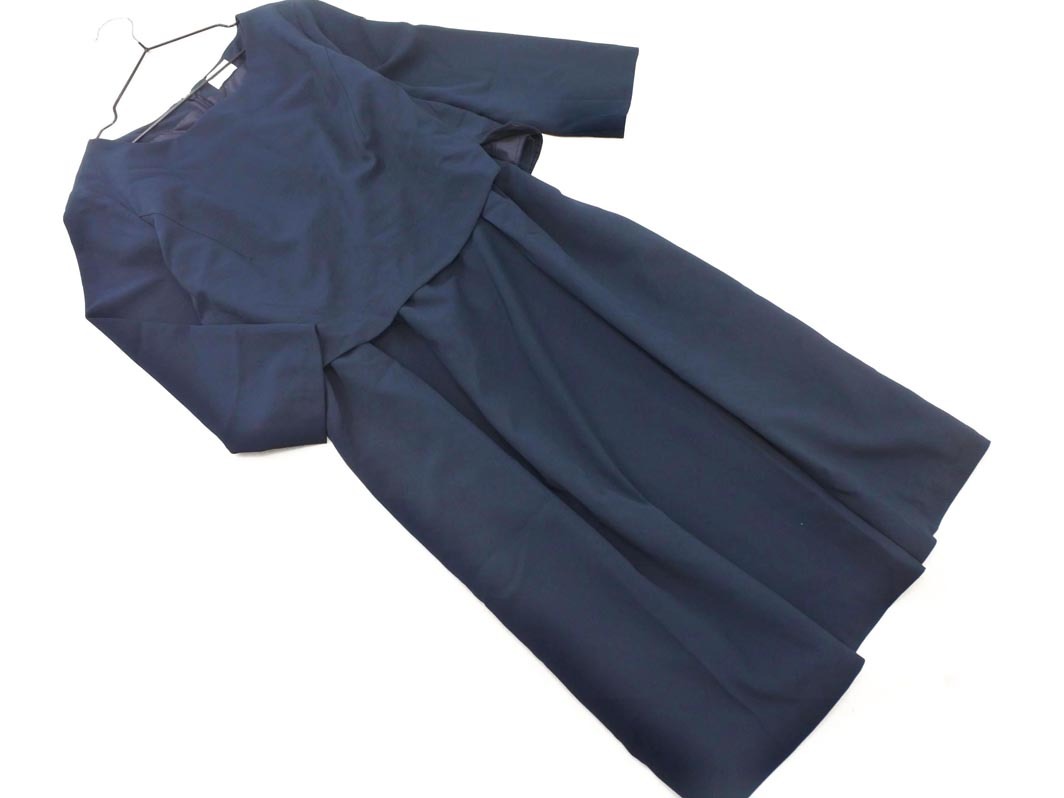 新品 URBAN RESEARCH DOORS アーバンリサーチドアーズ ワンピース sizeONE/紺 ■◆ ☆ fhc5 レディース_画像1