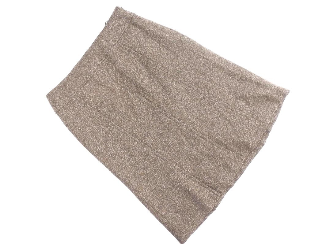 KUMIKYOKU 組曲 ウール混 フレア スカート size3/チャコール ◇■ ☆ fhc9 レディース