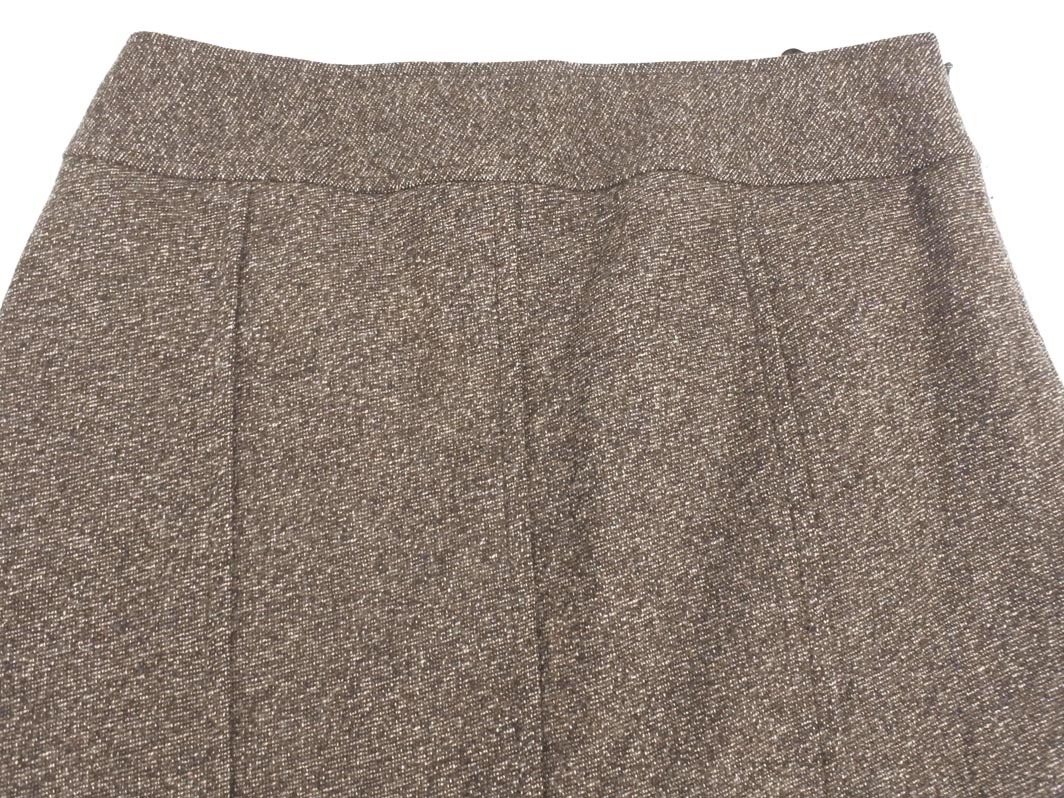 KUMIKYOKU 組曲 ウール混 フレア スカート size3/チャコール ◇■ ☆ fhc9 レディース