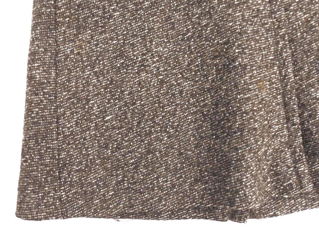 KUMIKYOKU 組曲 ウール混 フレア スカート size3/チャコール ◇■ ☆ fhc9 レディース