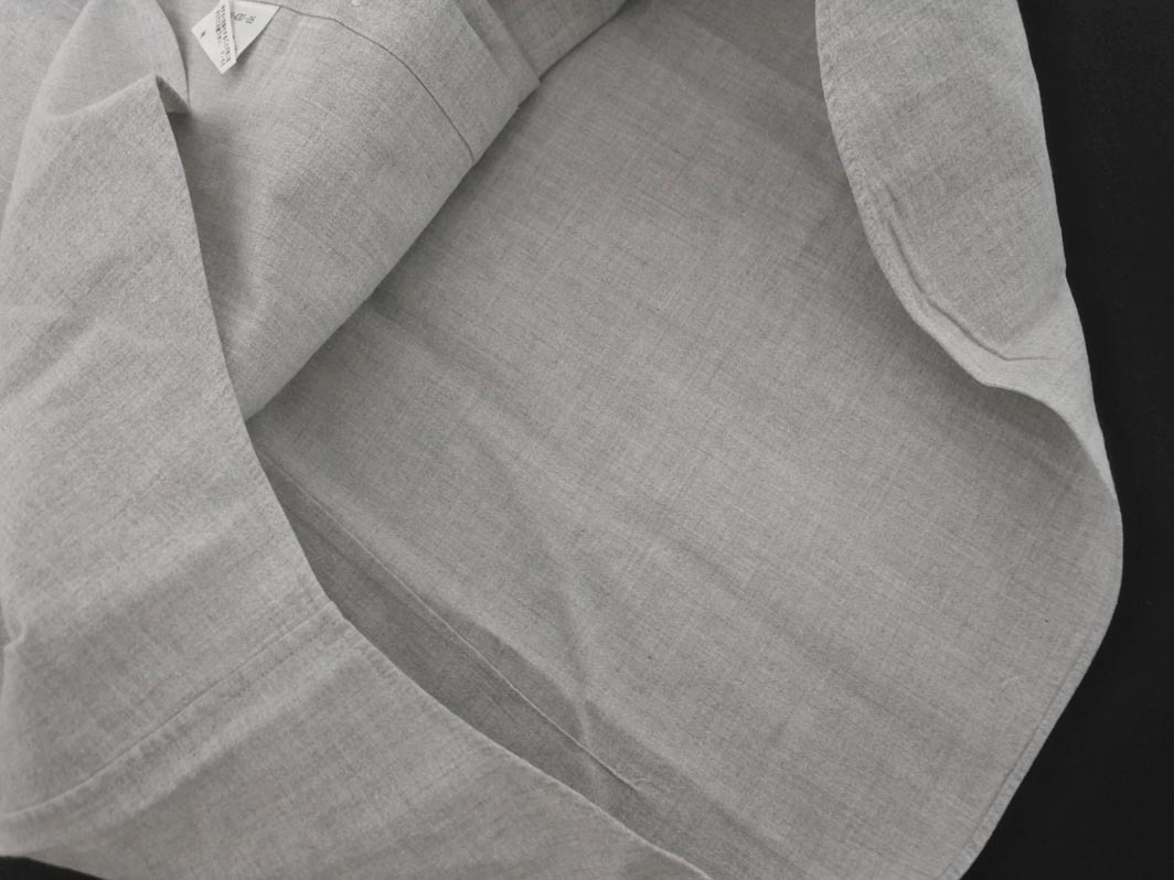 PAUL STUART paul (pole) Stuart кнопка down рубашка sizeM/ серый *# * fhc8 мужской 