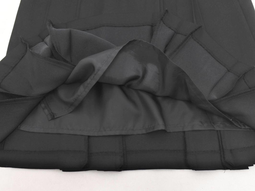 LAUTREAMONT ロートレアモン ウール混 Aライン 臺(tái)形 スカート size3/黒 ◇■ ☆ fhc8 レディース