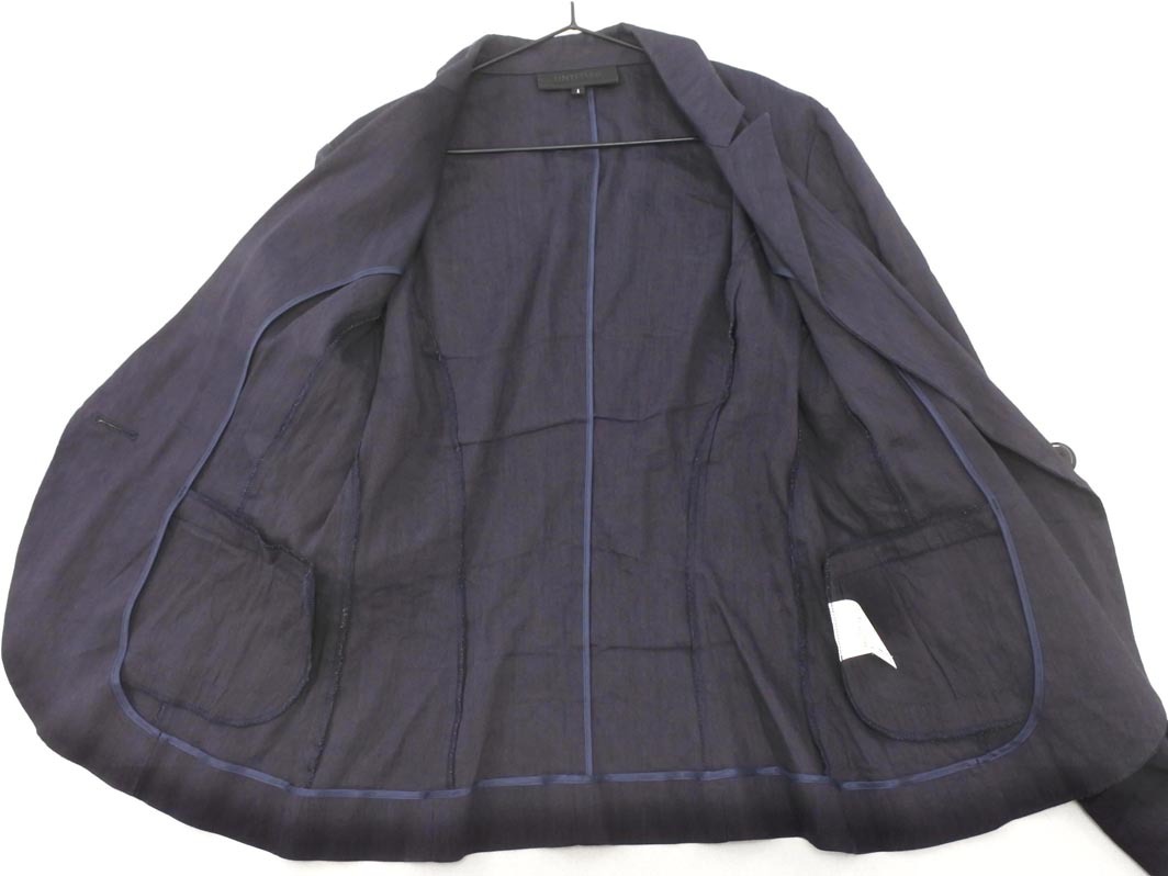 UNTITLED Untitled linen. жакет size1/ чёрный *# * fhc8 женский 