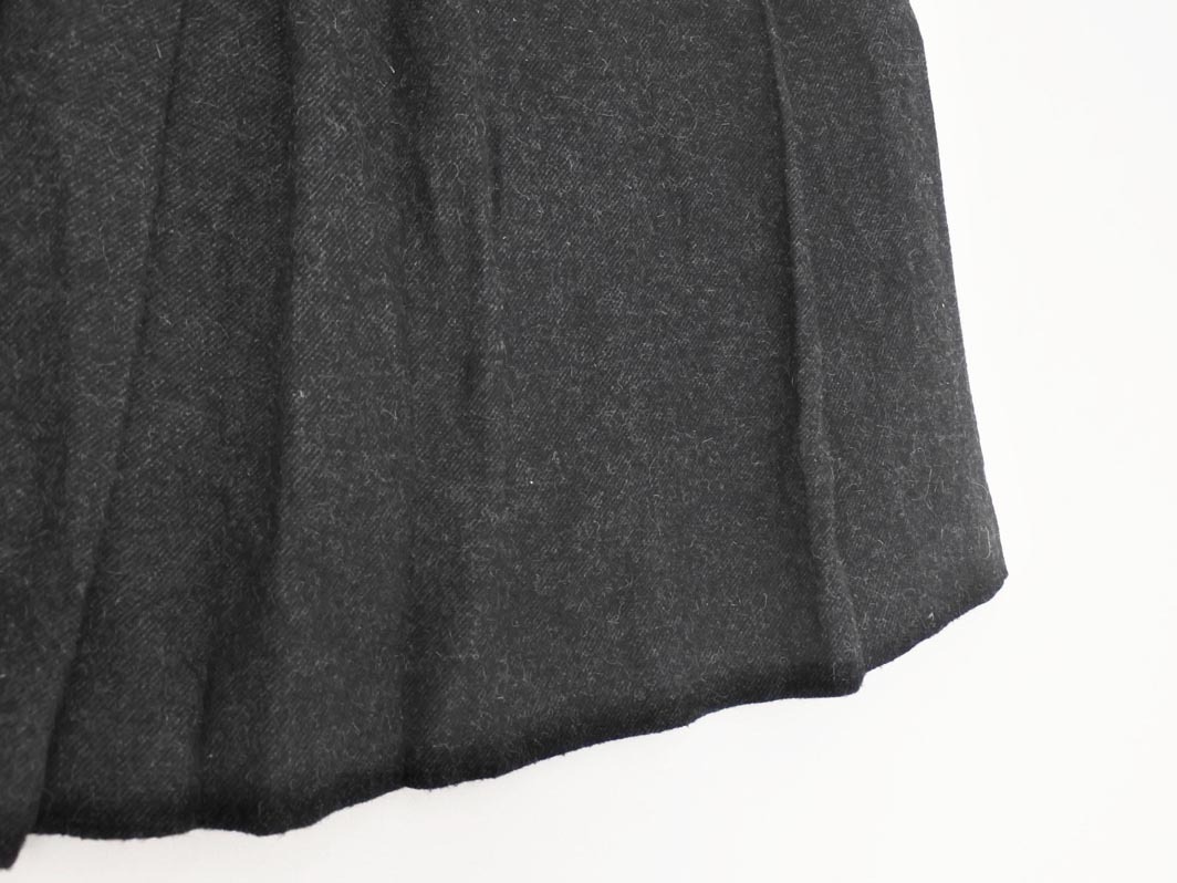 COMME CA DU MODE コム サ デ モード ウール混 タック スカート 黒 ◇■ ☆ fhc8 レディース