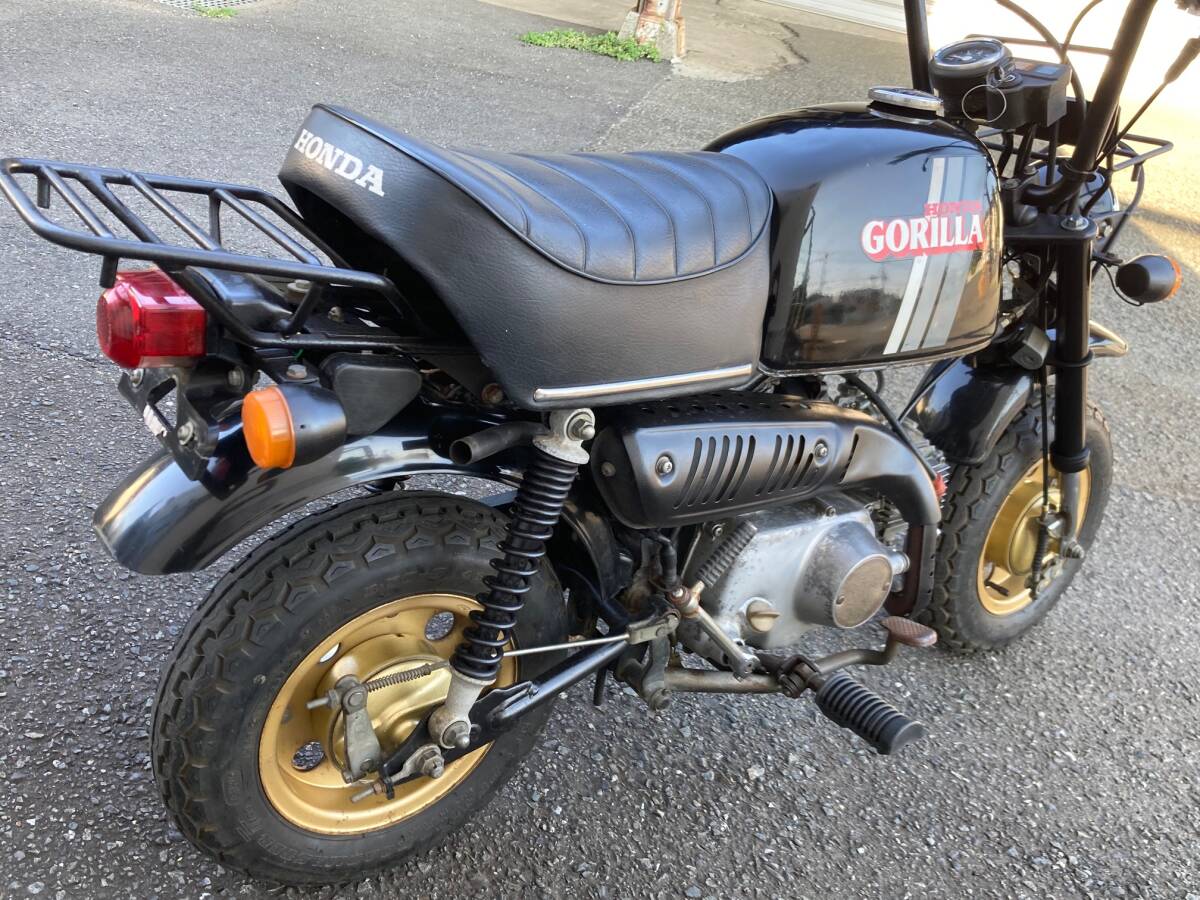 Yahoo!オークション - ゴリラ ノーマル Z50J 6V 4速 実働 書類