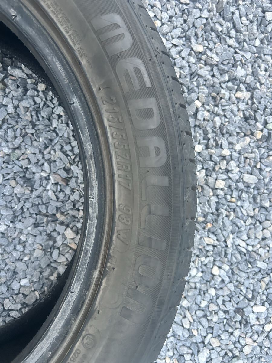 ★MEDALLIONサマータイヤ215／55ZR17 98W 2022年 1本★送料無料_画像3