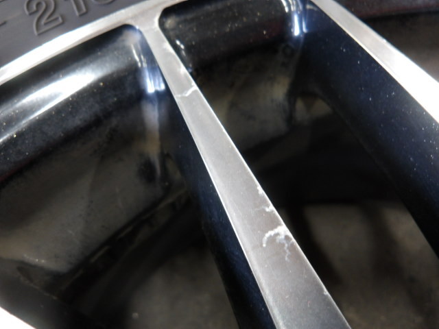 VENAO TREAO 黒ブラック？/ポリッシュ？ ホイール 17インチ 17X7J +48 5H PCD114.3・2024年製 215/55R17 タイヤ付 4本_画像8