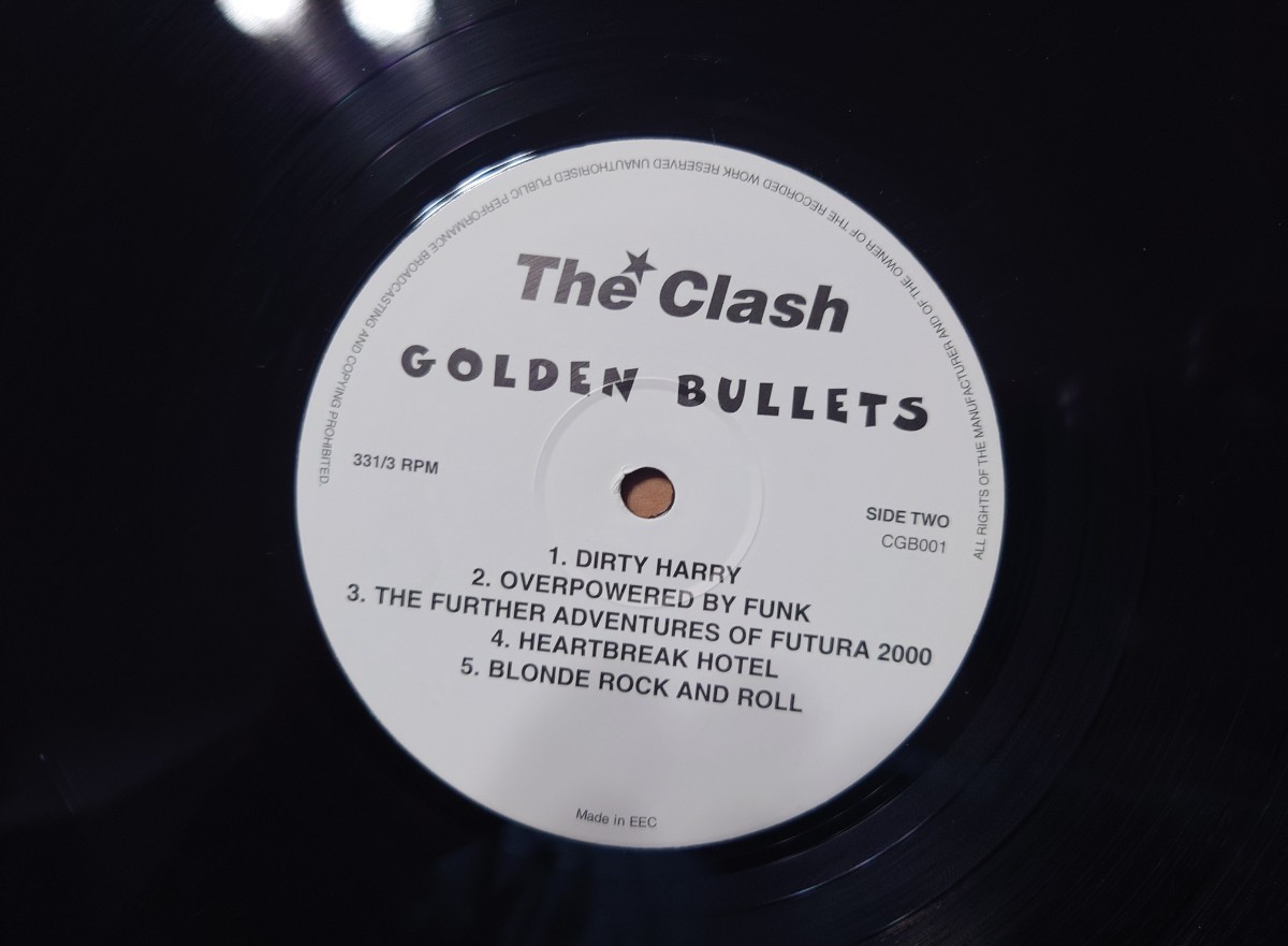 ★クラッシュ★ THE CLASH★GOLDEN BULLETS★L(fēng)Pレコード★中古品★激レア★Mega Rare！