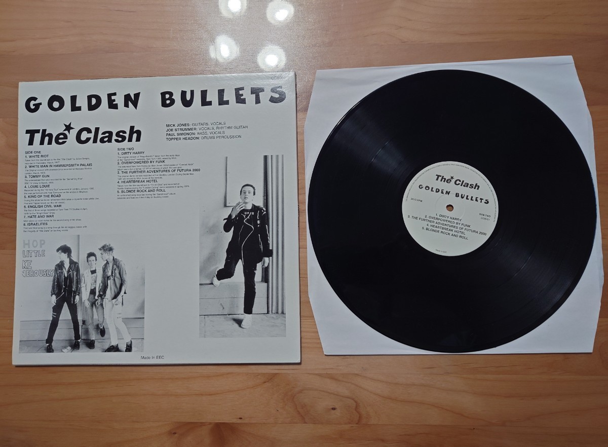 ★クラッシュ★ THE CLASH★GOLDEN BULLETS★L(fēng)Pレコード★中古品★激レア★Mega Rare！