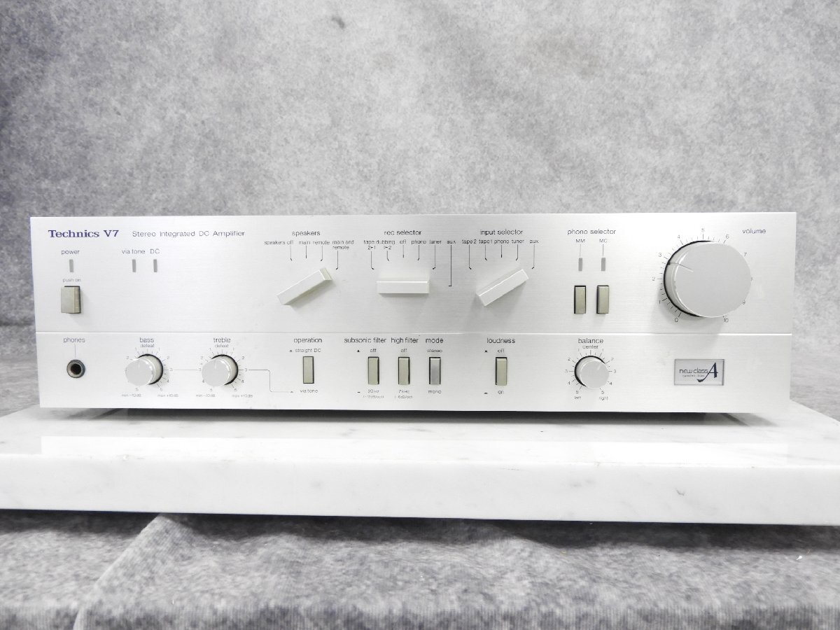 大人気，100%新品 Technics テクニクス SU-V7A プリメインアンプ