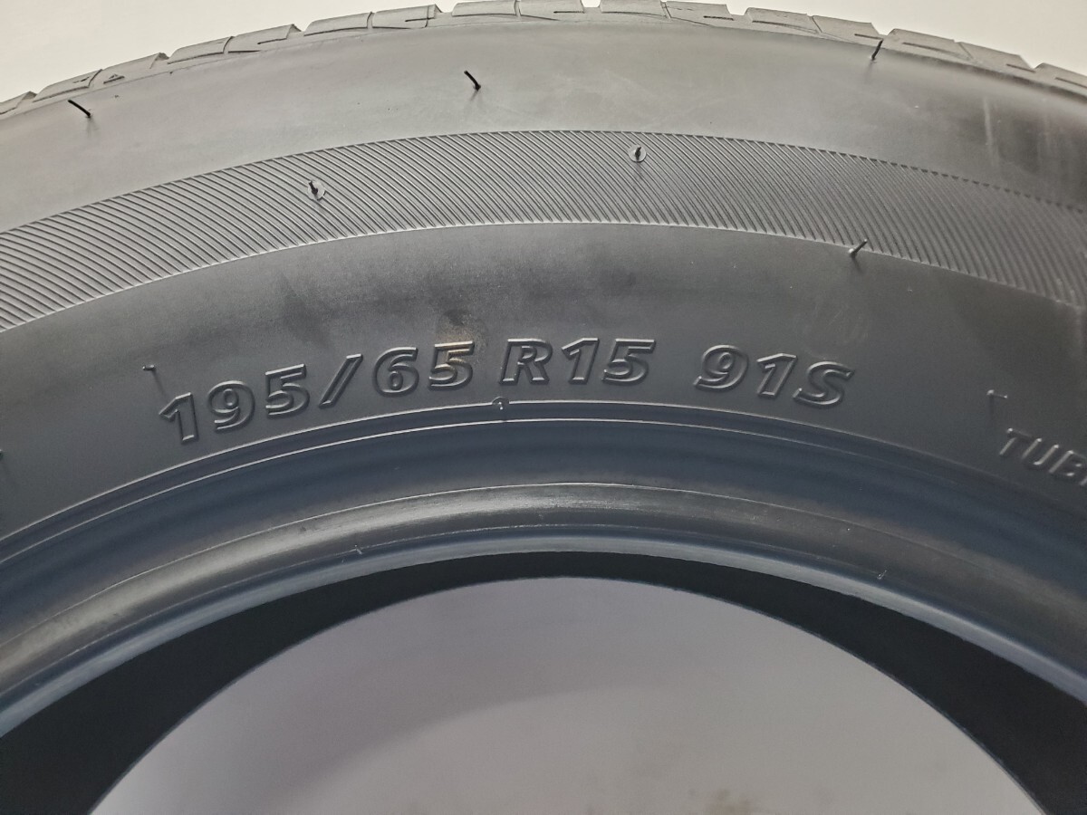 195/65R15 ラジアル 夏タイヤ サマータイヤ ブリヂストン ネクストリー 22年式 バリ溝 深溝 送料全国一律 T1468_画像6