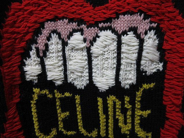 セリーヌ　CELINE　21SS THE DANCING KID　カシミヤ　ウール　マウス　ロゴ　2A04L714M　オーバーサイズ　ニット M　國內(nèi)正規(guī)品