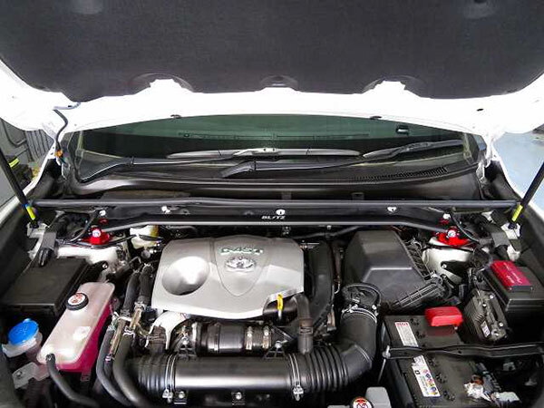 BLITZ ブリッツ ストラットタワーバー レッド フロント用 レクサス NX300 AGZ10 AGZ15 H29.9~ 8AR-FTS_画像3