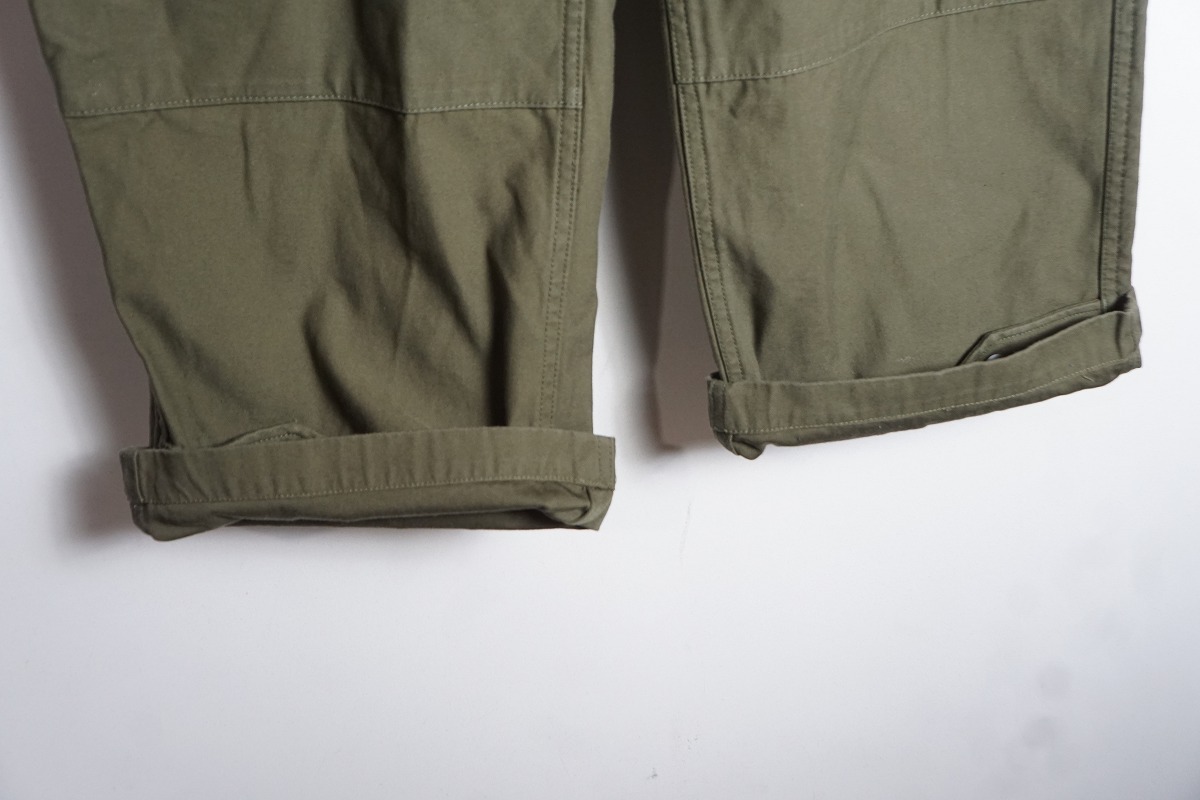 美品 正規 21AW FLAGSTUFF フラグスタフ EURO MIL PANTS ユーロ ミル ミリタリー カーゴ パンツ 21AW-FS-46 カーキ M 本物 128P★2_画像5