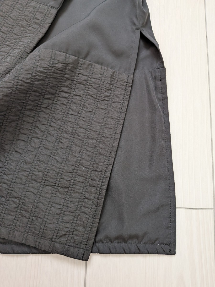 定価2万 スミスタイル キルティング 切替 シャツ イアパピヨネ 長袖 黒 定価2万 スミスタイル キルティング 切替 シャツ イアパピヨネ