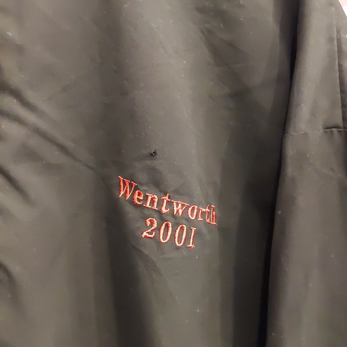 イギリス製 wentworth ジップアップ プルオーバー ナイロン ジャケット XL ブラック 黒 07H2001_画像3