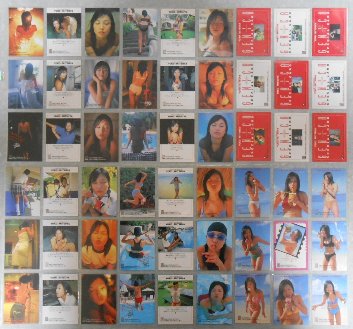  Mitsuya Yoko 2000 GENICA коллекционные карточки обычная карта &SP., 54 листов 