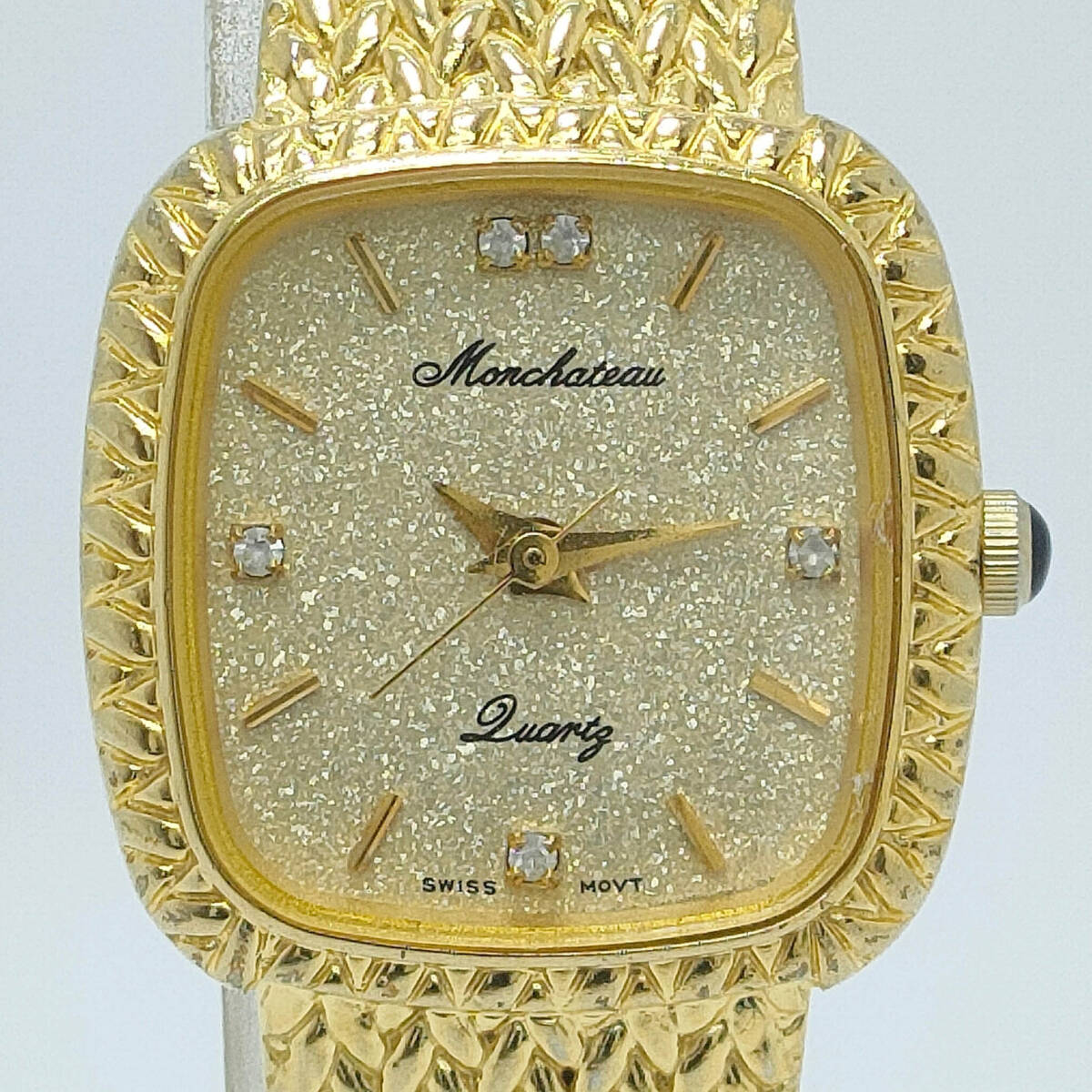 484 бесплатная доставка [ батарейка заменен ]mon автомобиль to-*Monchateau* женский / наручные часы / аналог / кварц 