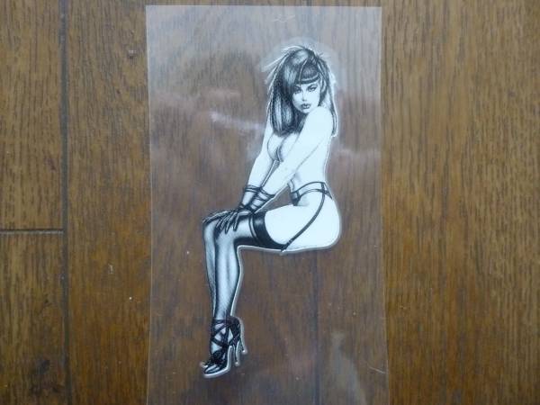 新品 SEXY GIRL転写ステッカー4.2×9.7cm2枚セット\150即決 No.20_画像3