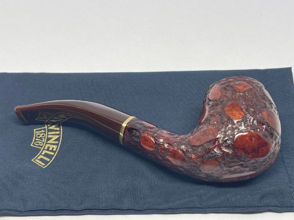 送料無料 パイプ SAVINELLI サビネリ アリゲーター・ブラウン・677 #44305_画像7