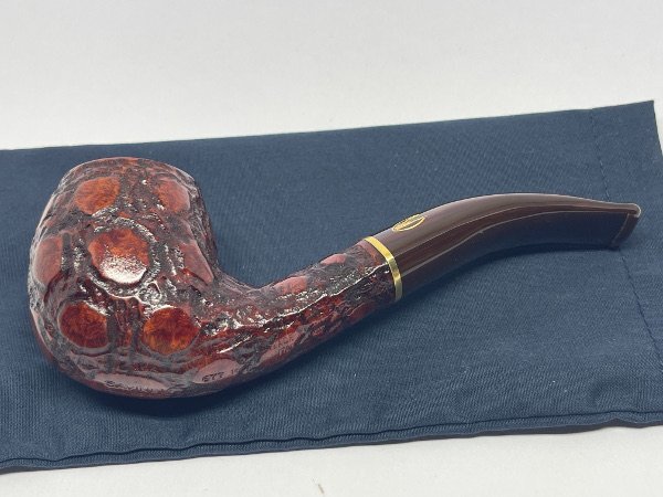 送料無料 パイプ SAVINELLI サビネリ アリゲーター・ブラウン・677 #44305_画像6