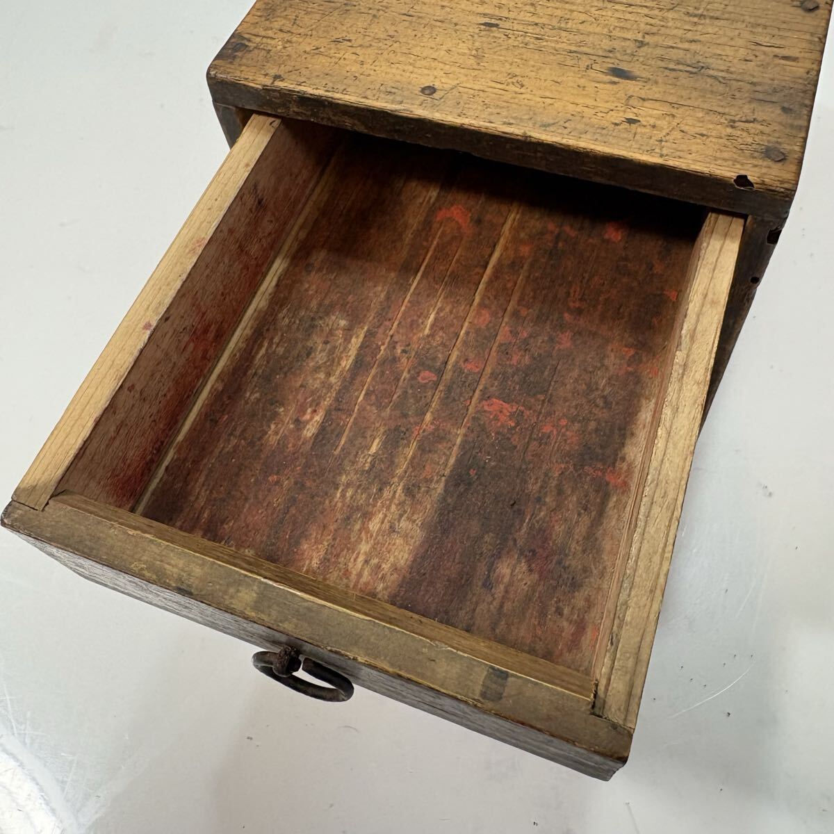 木製 小引き出し 小物入れ 古民具 古道具 小箪笥 レトロ アンティーク インテリア_画像6