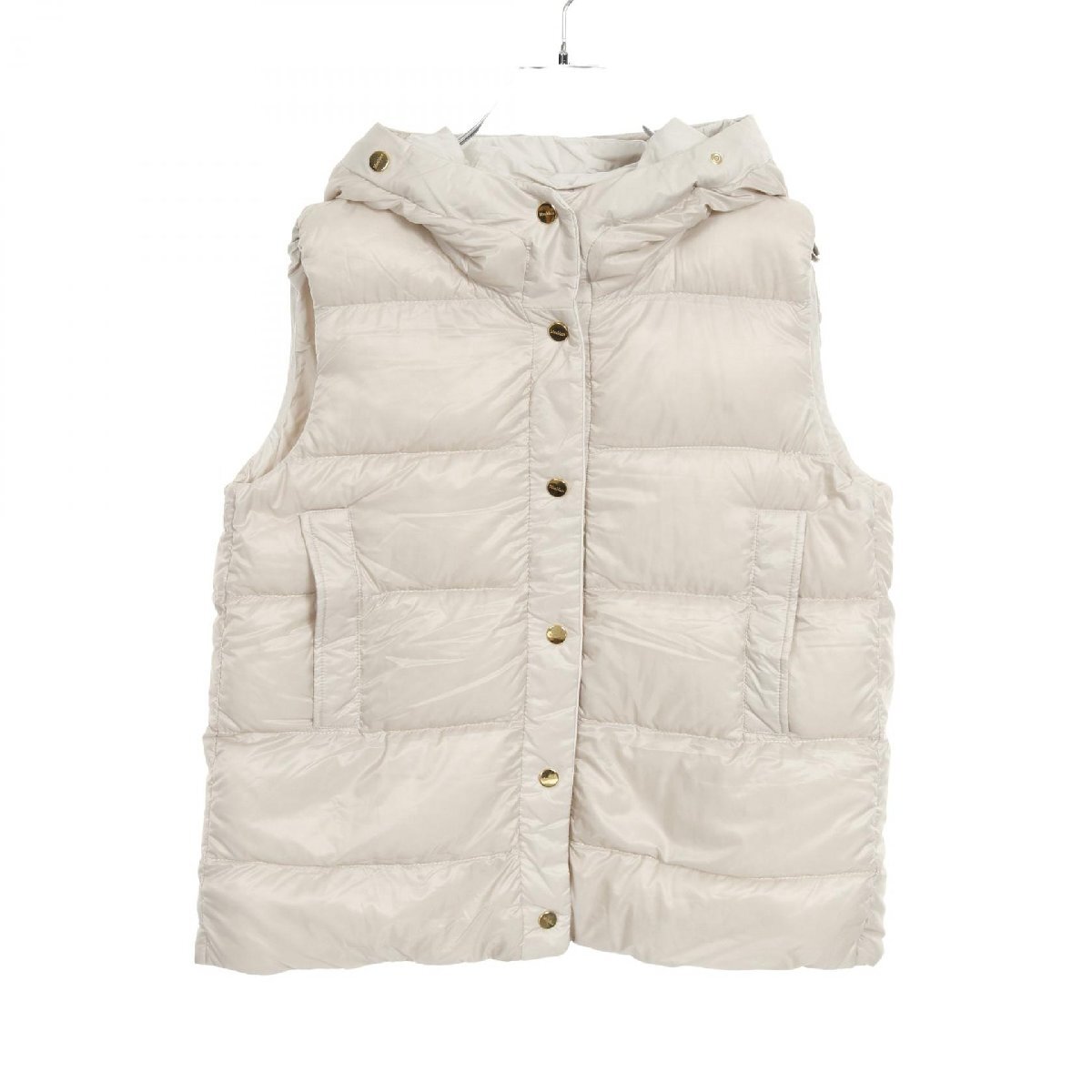 マックスマーラ The Cube リバーシブル テクニカル キャンバス ジレ ブランドオフ MAX MARA ナイロン ダウンベスト ナイロン 中古 レディ_画像1